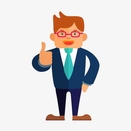 卡通商務男子矢量圖素材圖片免費下載 高清裝飾圖案psd 千庫網 圖片編號115038