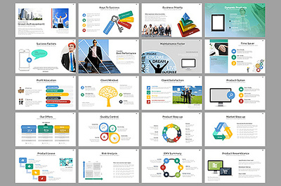 8種配色全動(dòng)畫商務(wù)通用PPT模板
