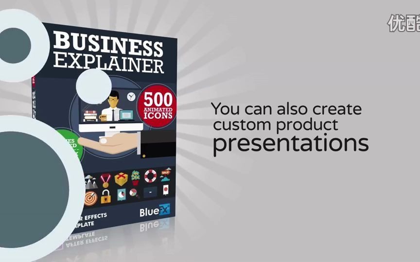 AE模板-公司企業(yè)商務(wù)卡通人物解說圖標(biāo)場景MG動(dòng)畫大合集bluefx business explainer