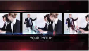 科技企業公司商務ae素材