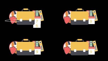 商務(wù)辦公公文包日歷組合動(dòng)畫(huà)MG出場(chǎng)動(dòng)畫(huà)_1920X1080_高清視頻素材下載(編號(hào):3576565)_影視包裝