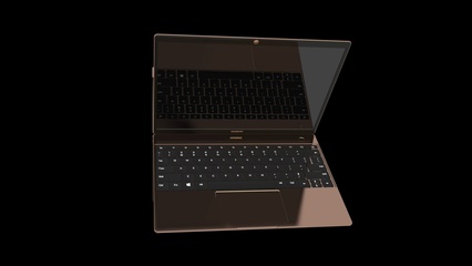 華為macpro商務筆記本產品表現動畫