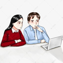 千庫網：免費下載手繪卡通人物商務素材，助力職場與辦公學習