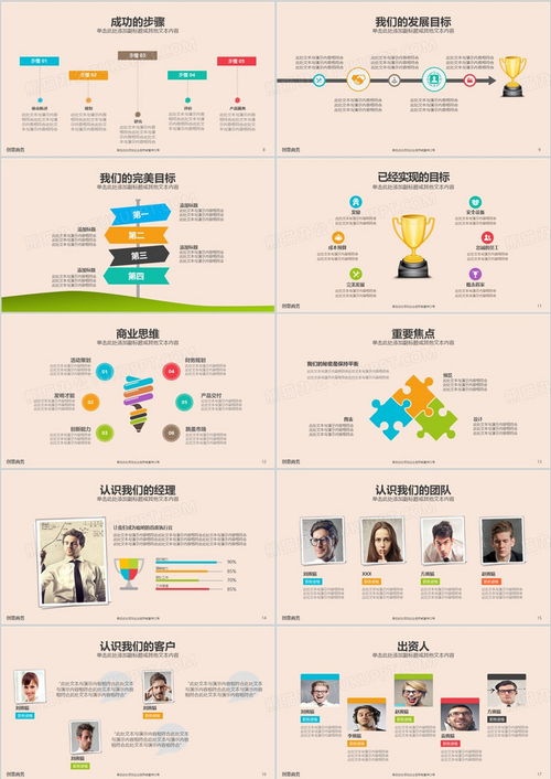 2024年商業計劃書 卡通簡潔風格的市場營銷與產品銷售總結匯報